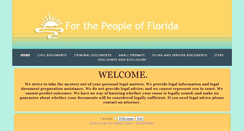 Desktop Screenshot of for-the-people-of-florida.com