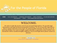 Tablet Screenshot of for-the-people-of-florida.com